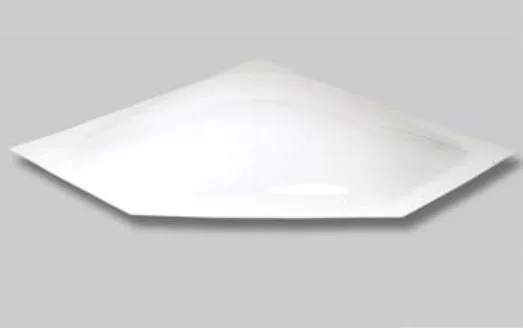 NSL2810W – S.RECREATION Skylight, 5 Inch High Bubble Type Dome Mounts Outside RV Neo Angle For 28 Inch Length x 10 In...